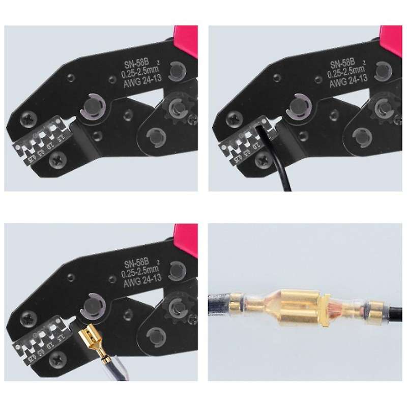 Sn-58b Ratchet Crimping Plier Crimper Tool