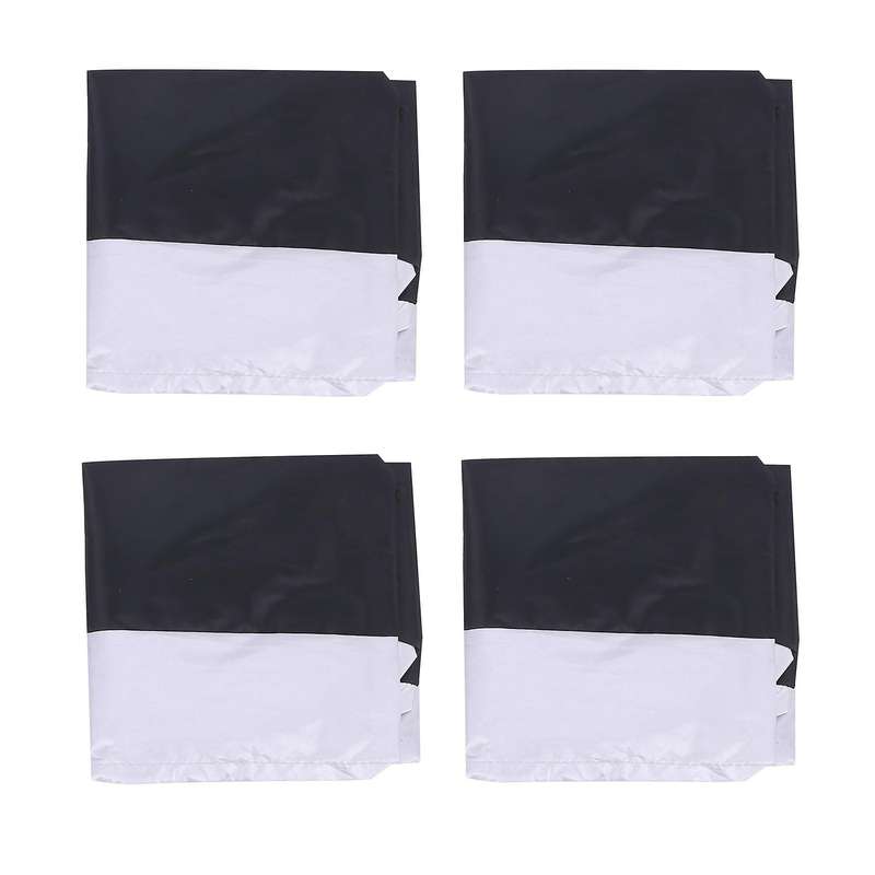 4pcs Tire Cover Case Car Spare Tire Cover Storage Bags Polyester Tire