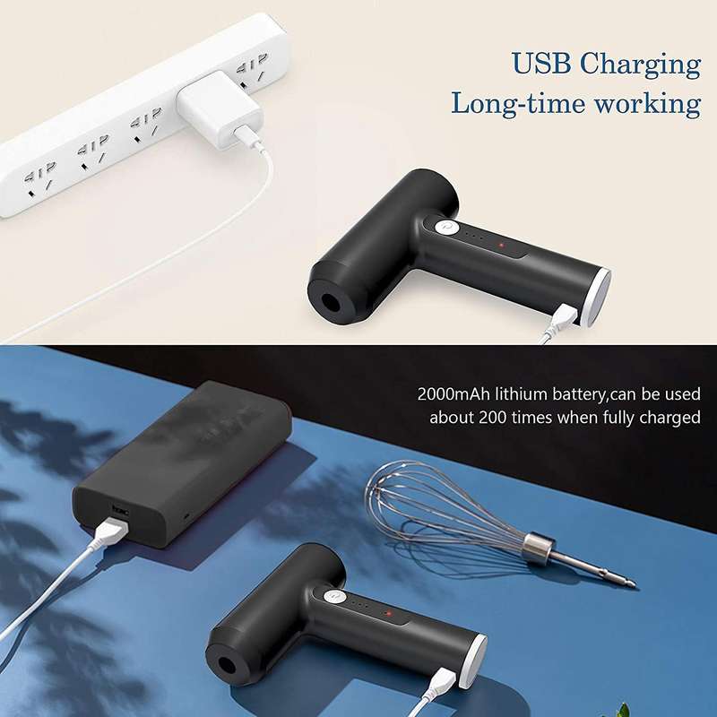 Hand Mixer Electric Wireless,usb Rechargeable,for Baking,for Egg