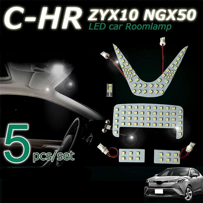 Car Roof Interior Light Reading Cabin Map Lamp Bulbs Kit for Toyota