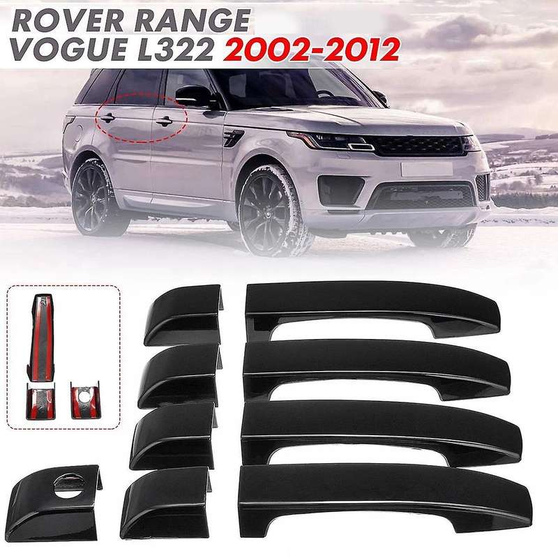 9pcs Car Door Handle Cover for Land Rover Range Vogue L322 2002-2012