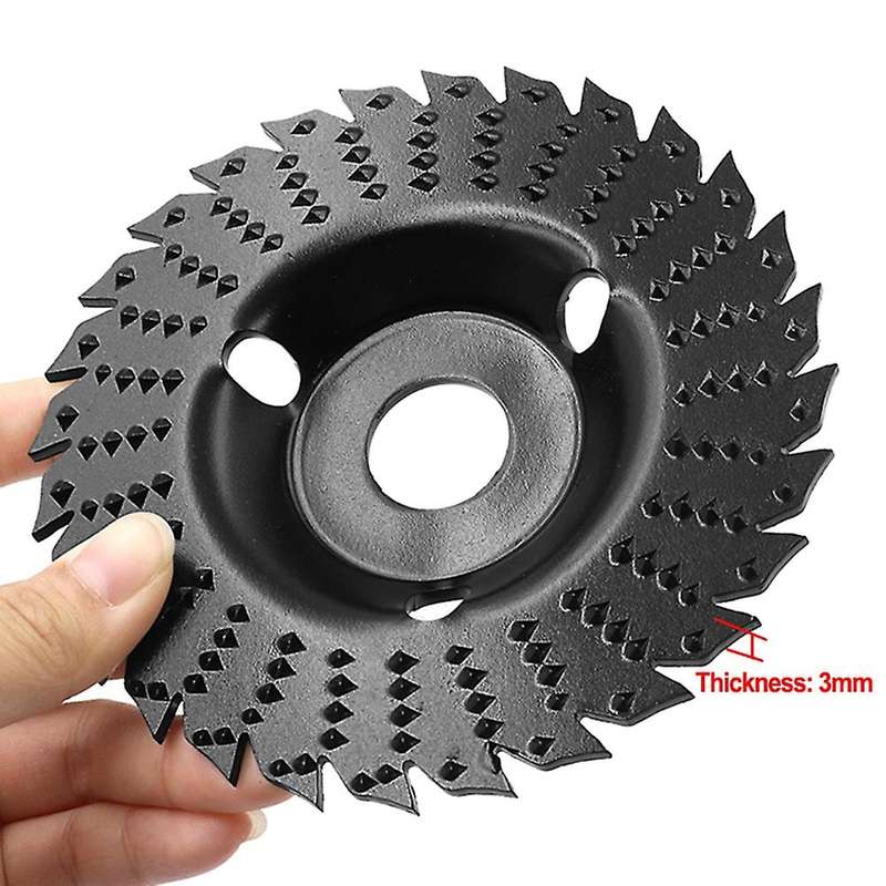 2 Pack Wood Carving Disc for Angle Grinding Wheel Wooden Disc Angle