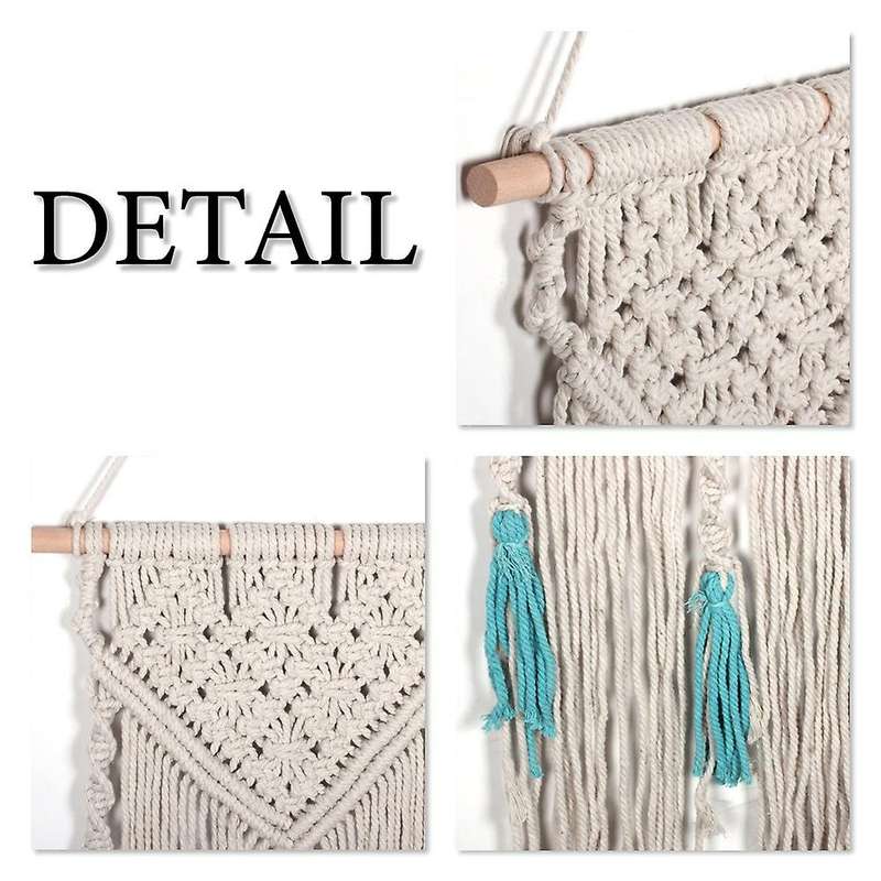 Macrame Wall Hanging Tapestry for Living Room Bedroom Decoration