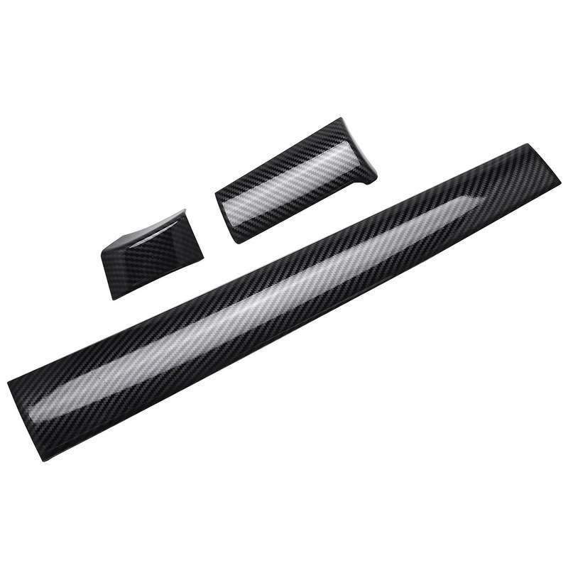 For Honda Civic 2016-2017 3pcs Carbon Fiber Pattern Front Cover Trim