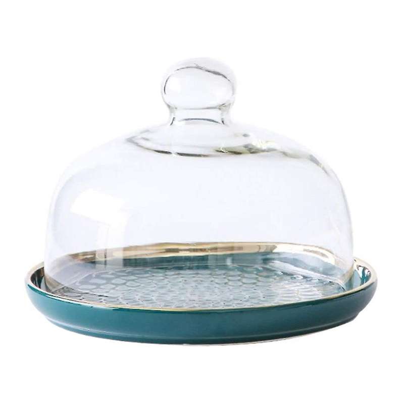 Cake Stand Cake Plate Server with Dome Dessert Cake Cover Butter