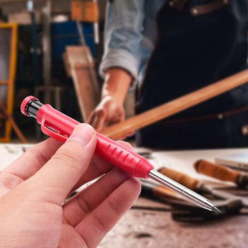 Solid Carpenter Pencil Set Woodworking Pencil Refill Marking Tool