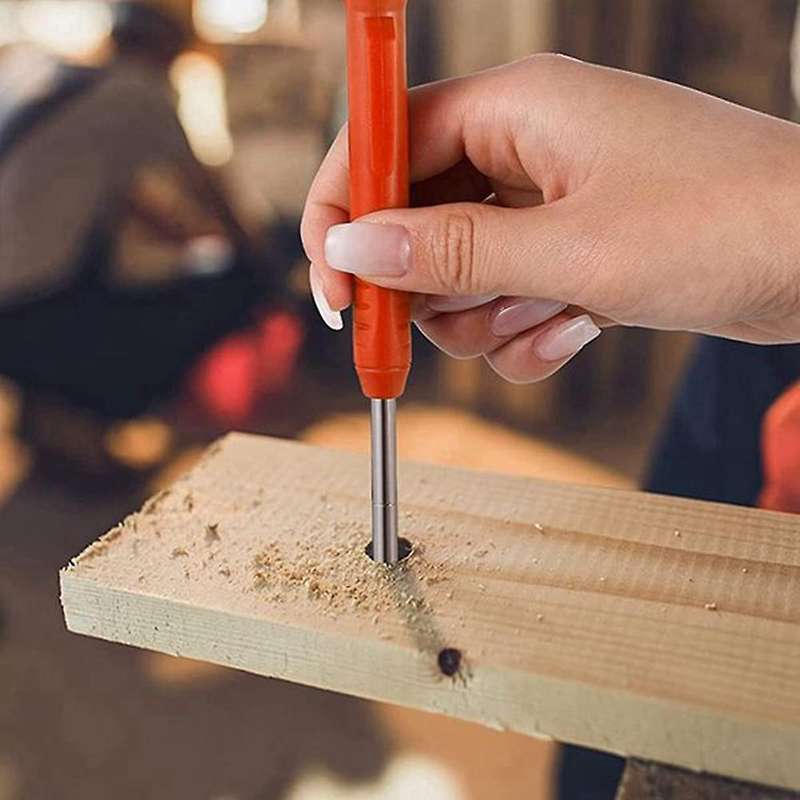 Solid Carpenter Pencil Set Woodworking Pencil Refill Marking Tool