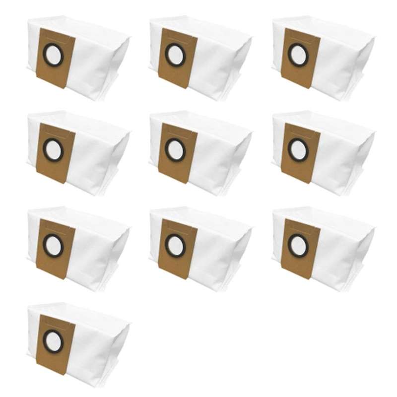 For Ecovacs Deebot X1 Omni Robot Vacuum Cleaner Dust Bag, 10 Pack
