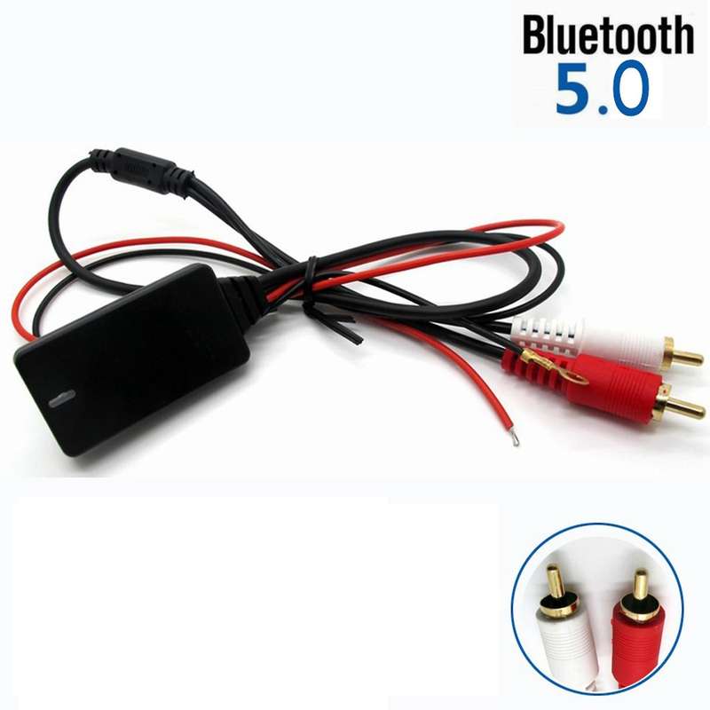 Universal Bluetooth Aux Receiver Module 2 Rca Cable Adapter