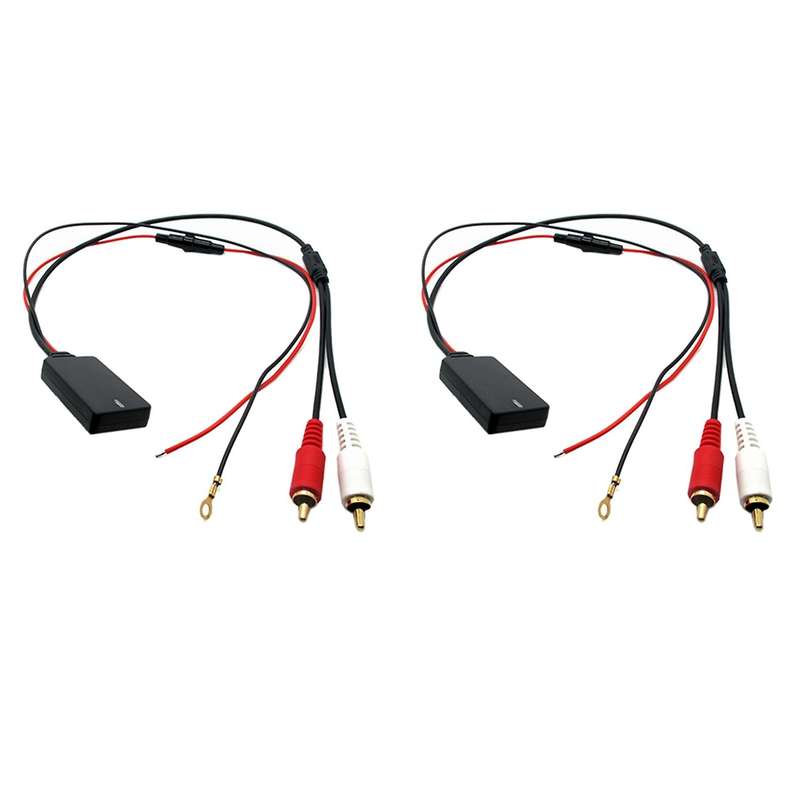 Universal Bluetooth Aux Receiver Module 2 Rca Cable Adapter