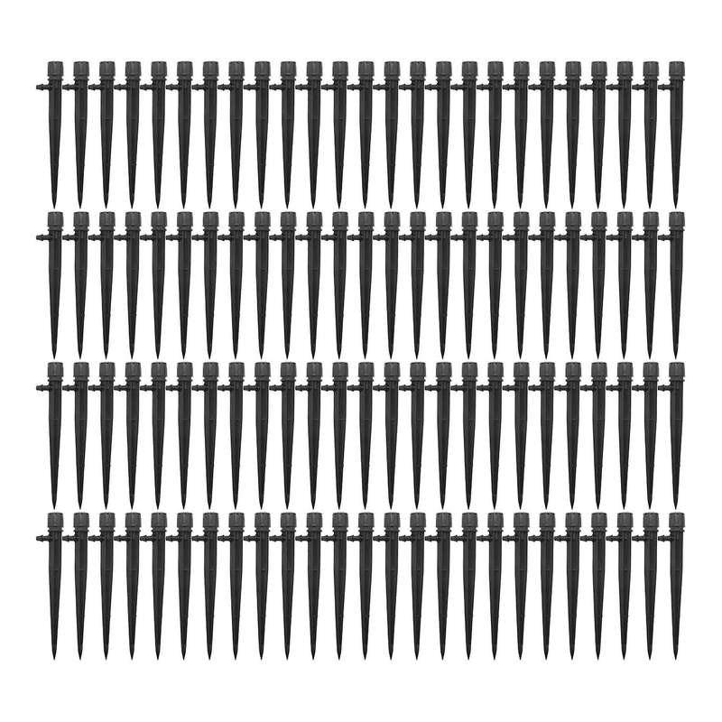 (pack Of 100) Drip Emitters Perfect for 4mm / 7mm Tube,360 Degree