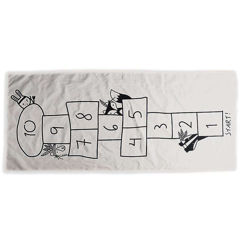 Baby Hopscotch Game Mat Kids Activity Play Gym Mats Cartoon Printing