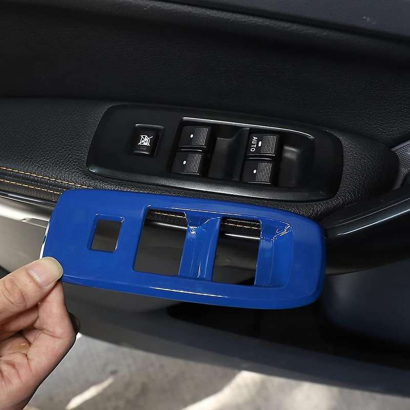 Window Glass Lift Switch Cover for Ford Ranger Everest 2015+, Blue