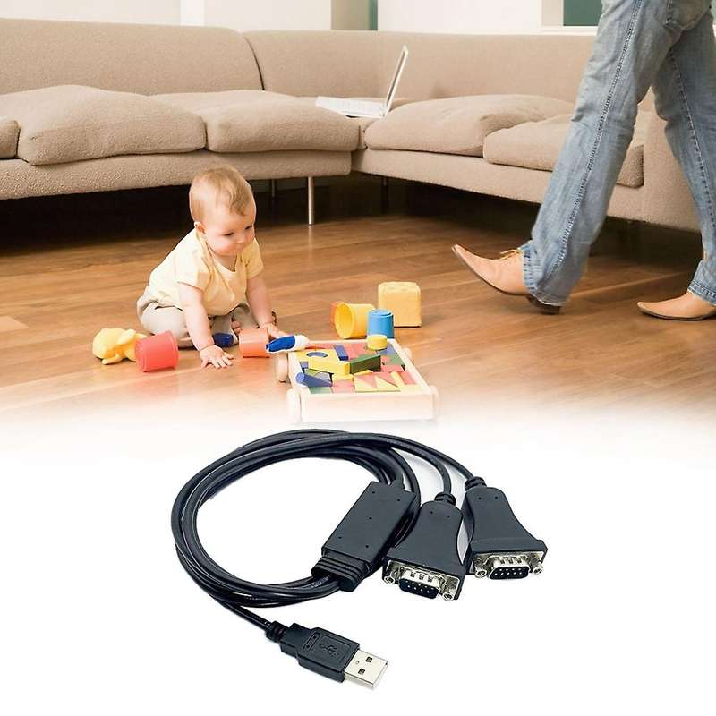 One-to-two-port Serialline Db9 Male Com 9-pin Rs232 Serial Line,male
