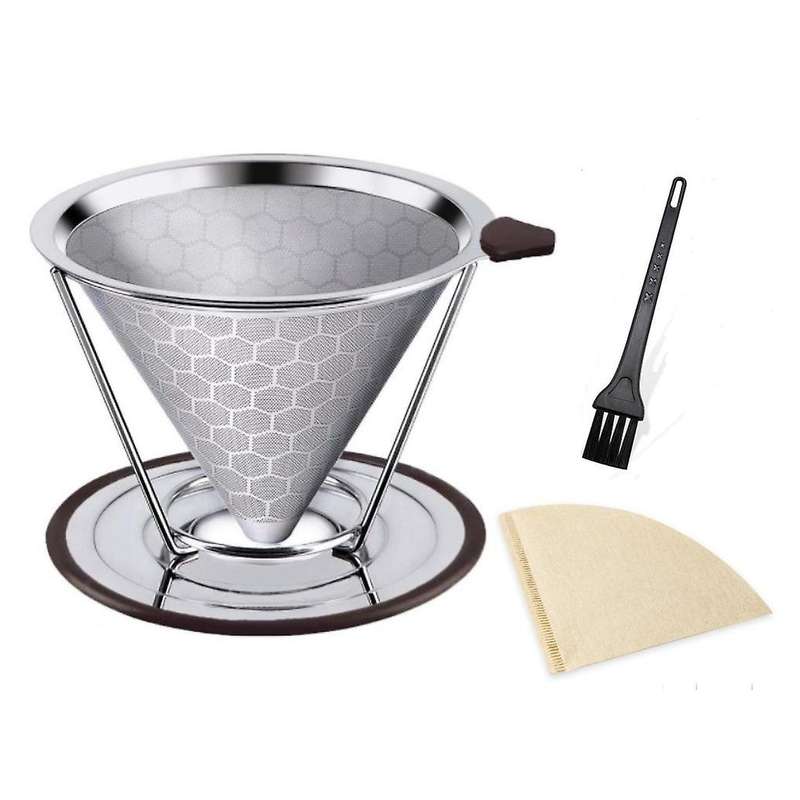 Coffee Dripper,coffee Filter Paper Set, Drip Cone Coffee Filter
