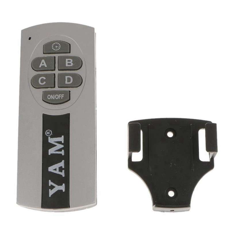 Yam 2x Digital Wireless Wall Switch Splitter Box + Remote Control