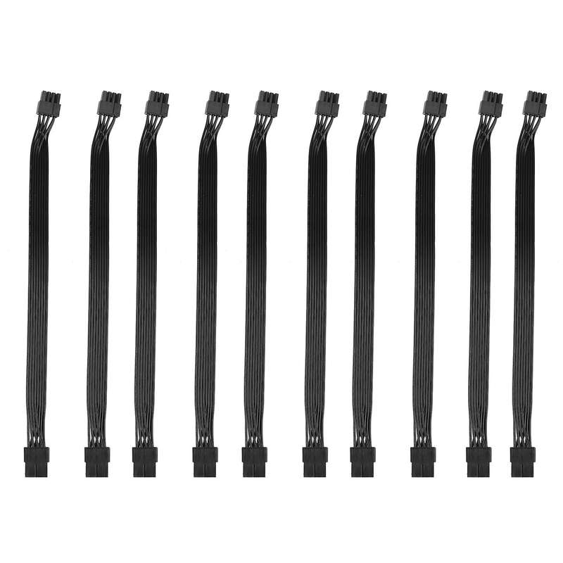 10pcs/lot Pcie 8 Pin to 8pin (6+2) Pcie Express Extension Cable, 30cm
