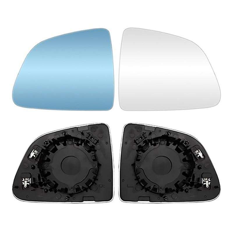 For Tesla Model Y White Lens Car Rearview Mirror Wide-angle Reversing