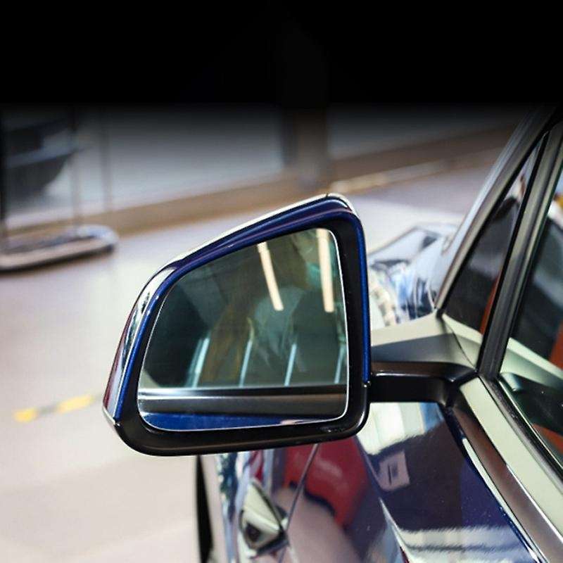 For Tesla Model Y White Lens Car Rearview Mirror Wide-angle Reversing