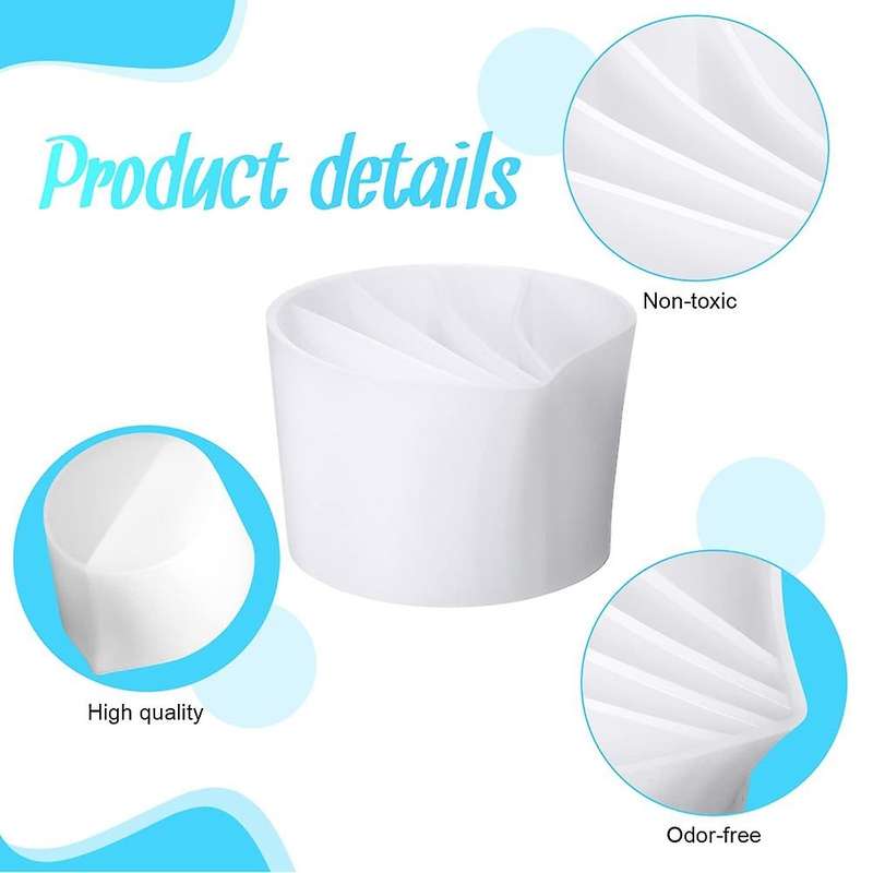 Reusable Split Cup for Paint Pouring 4 Pieces Silicone Split Cup