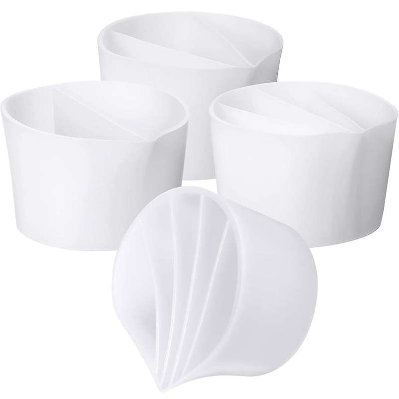 Reusable Split Cup for Paint Pouring 4 Pieces Silicone Split Cup