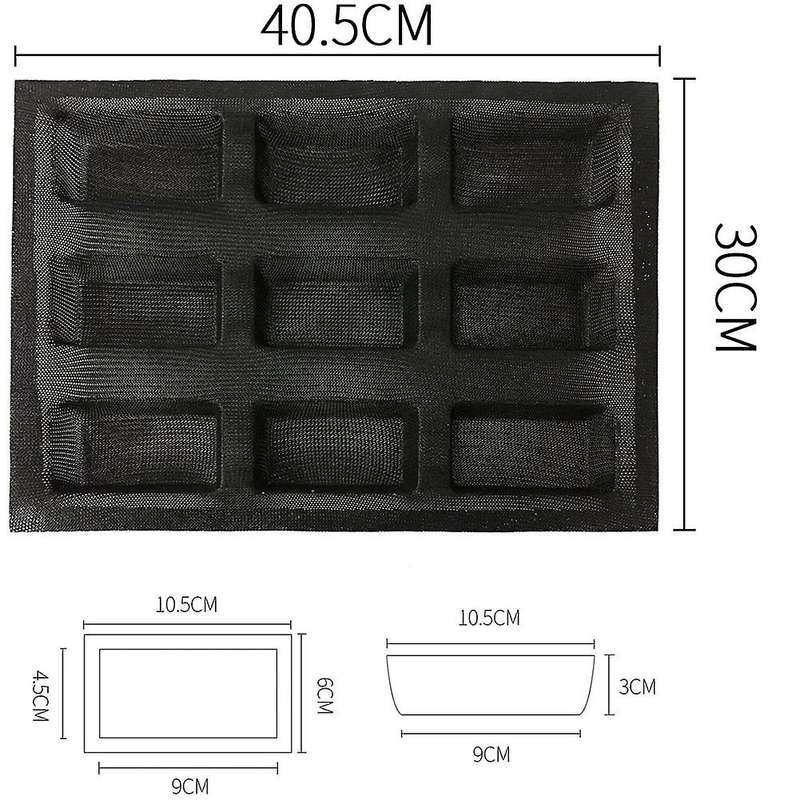 Fiber Silicone Bread Hot Dog Mold Various Hamburger Cookie Puff Mould