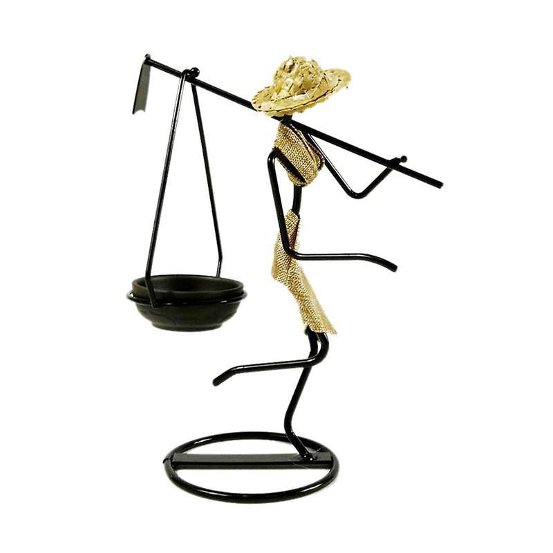 Candle Holder Home Decoration Accessories Humanoid Figurines Decor-f