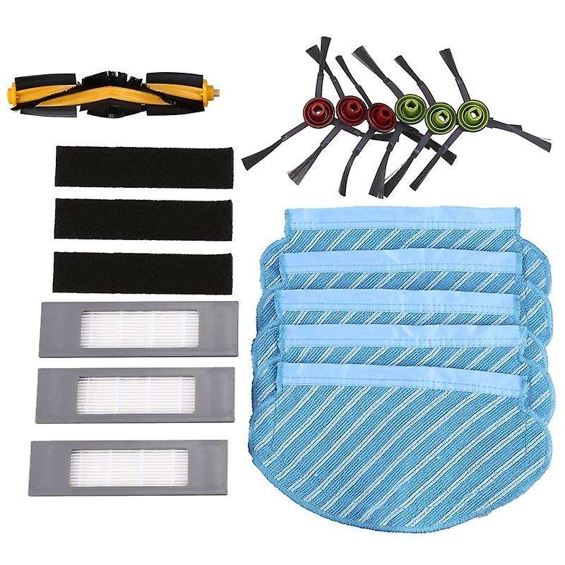 Filter Brush Mop Cloth Set for Ecovacs Deebot Ozmo 920 950 Parts