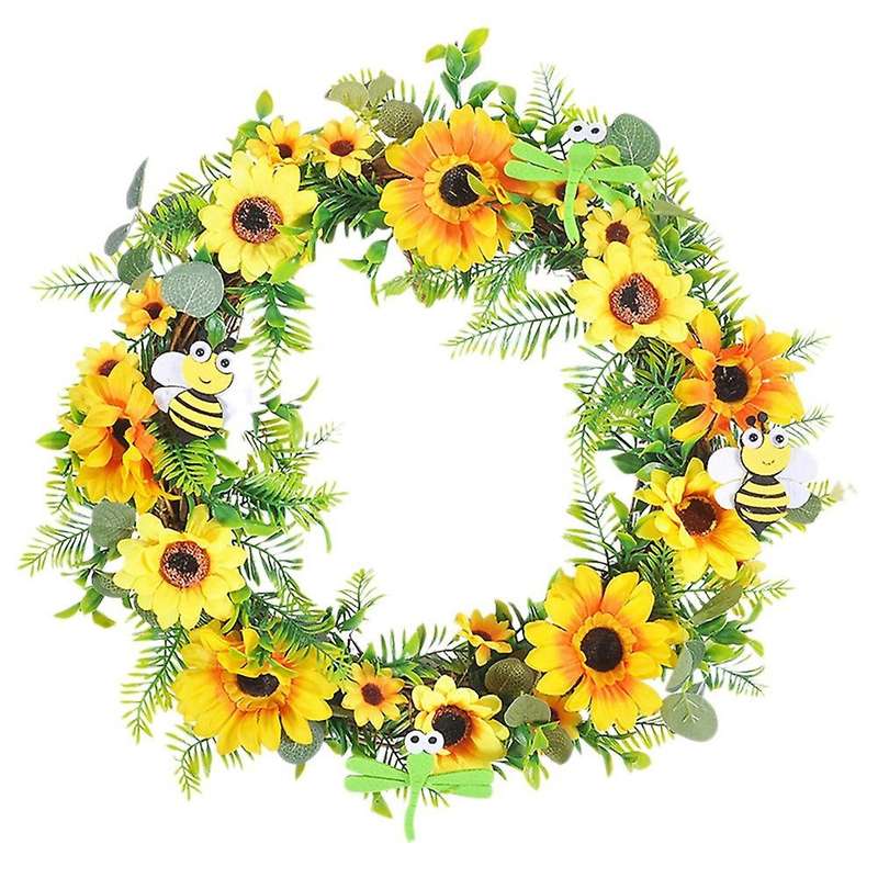 40cm/16inch Spring Garland Rattan Home Door Simulation Garland(b)