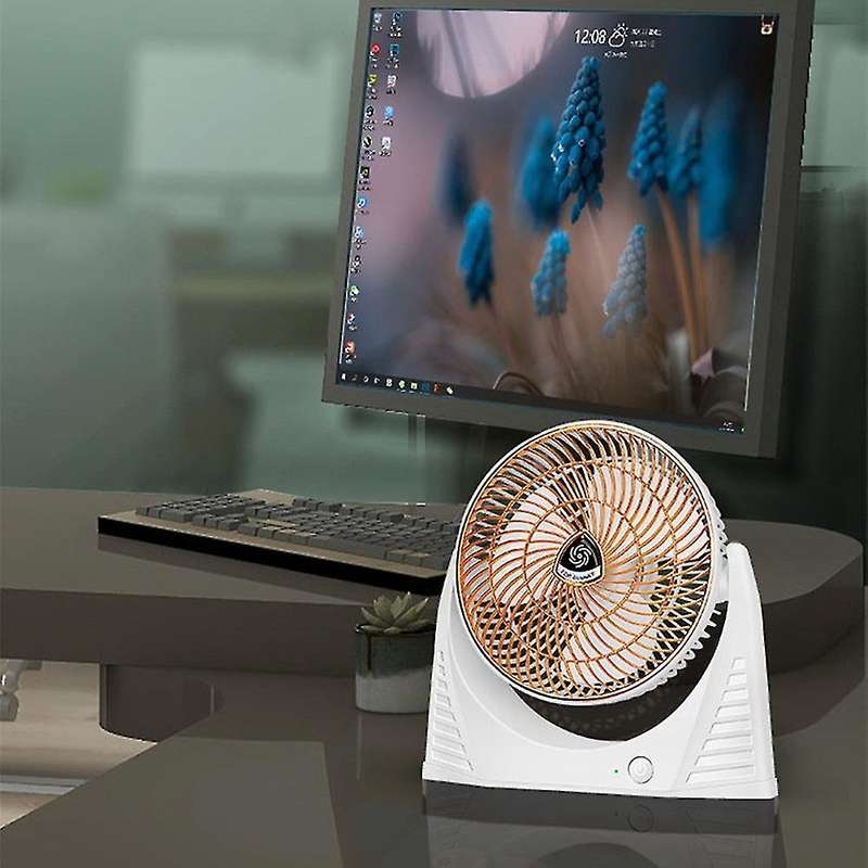 Small Usb Fan 3 Gears Speed Adjustable for Desktop Office (black)