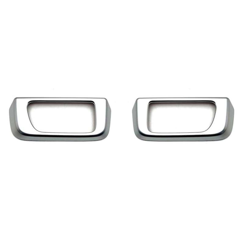 2pcs Silver Inner Door Handle Bowl Trim for Daihatsu Atrai 2022+ Rhd