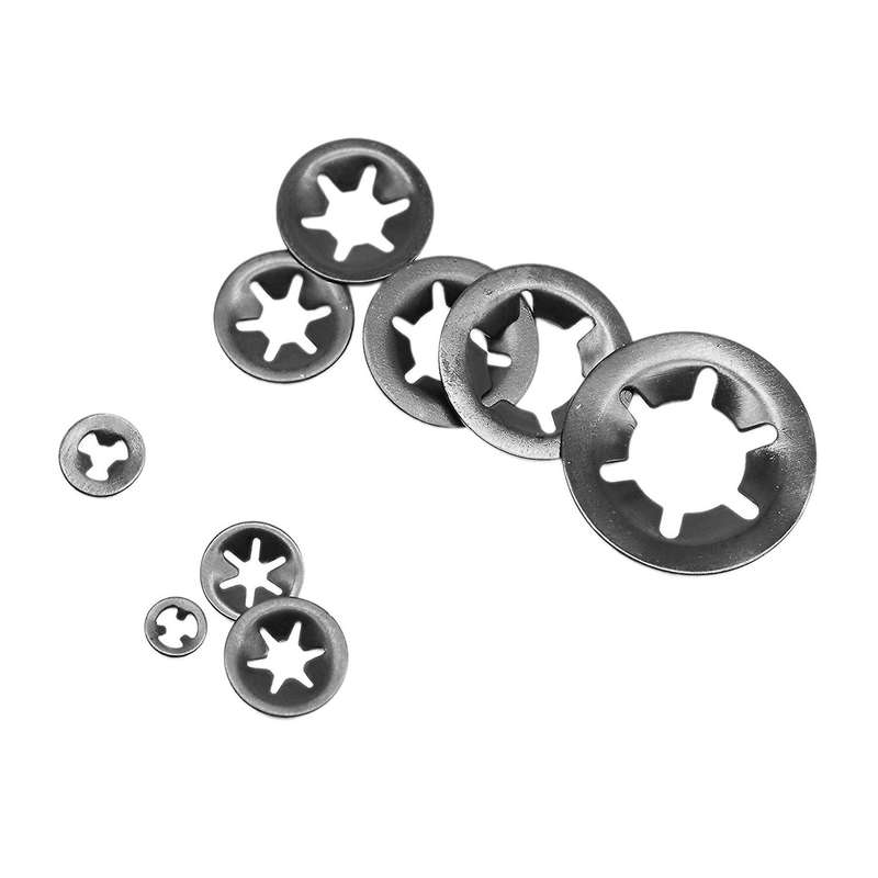 295 Pcs 304 Stainless Steel Spring 2 Wave Washer Gasket Kit