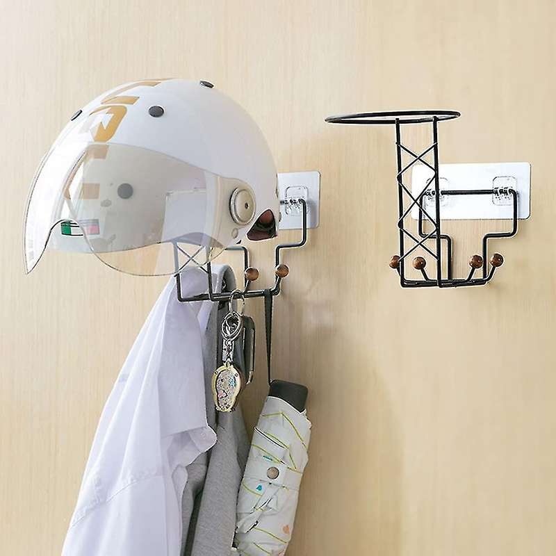 2pcs Helmet Stand Motorcycle for Hats Caps Ball Wig Holder Hanger