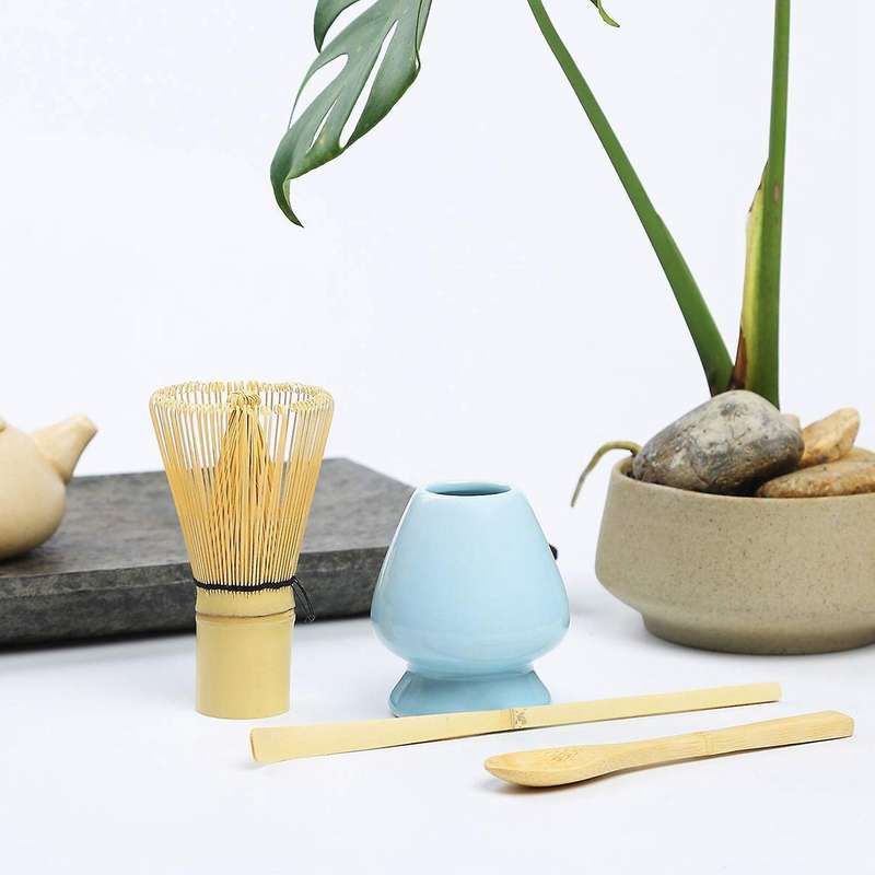 Matcha Whisk Set Bamboo Matcha Tea Set Of 4 Including Matcha Whisk