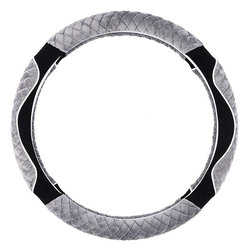 Universal 15 Inch Plush Car Steering Wheel Cover Non-slip Cover 1