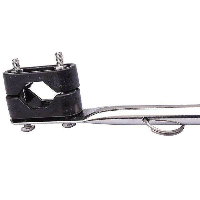 2x 14 Inch Flag Pole Holder Stainless Steel Rail Mount for Boat/yacht