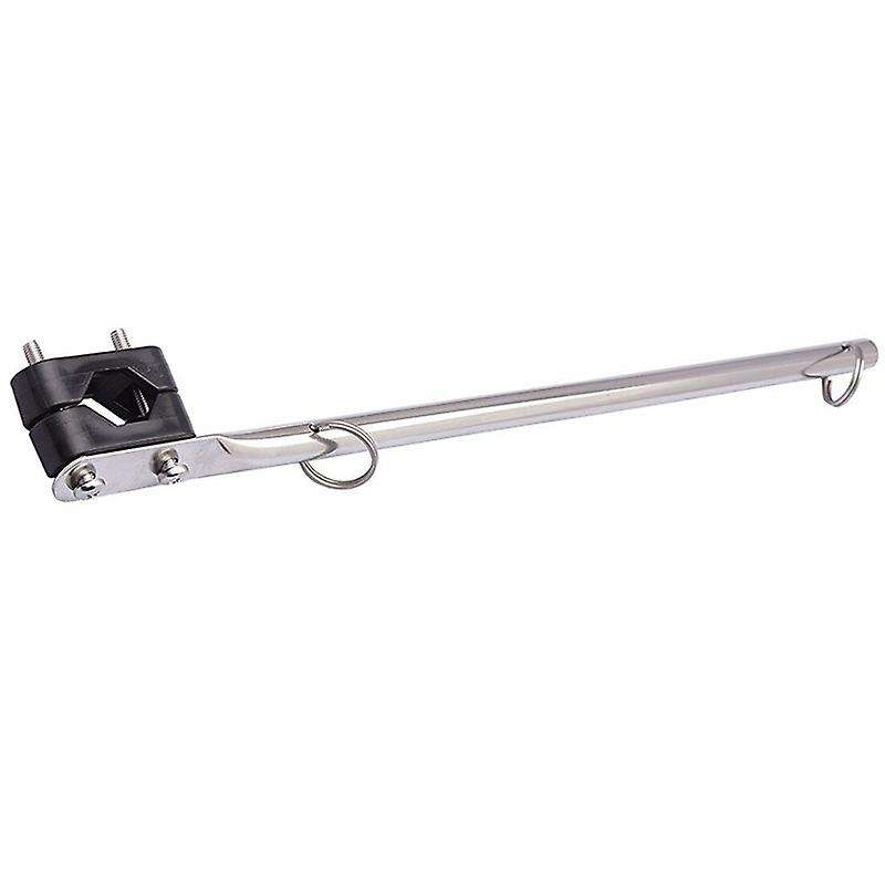 2x 14 Inch Flag Pole Holder Stainless Steel Rail Mount for Boat/yacht