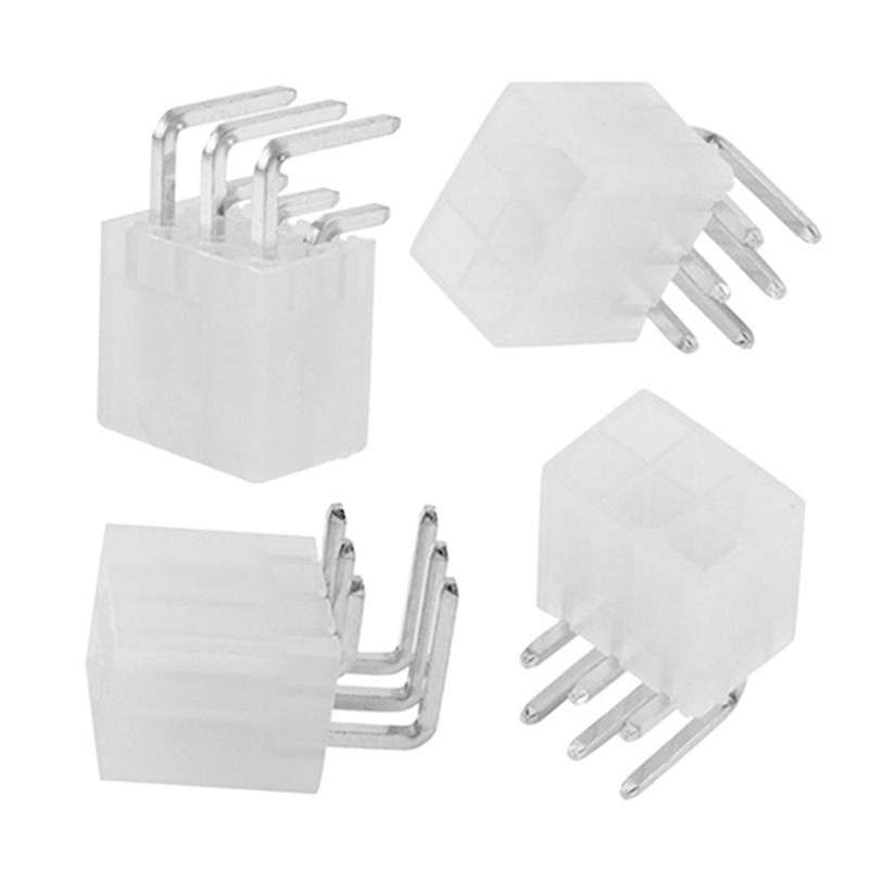 150pcs 4.2mm 6pin Female Socket Curved Needle 2x3p Elbow Connector