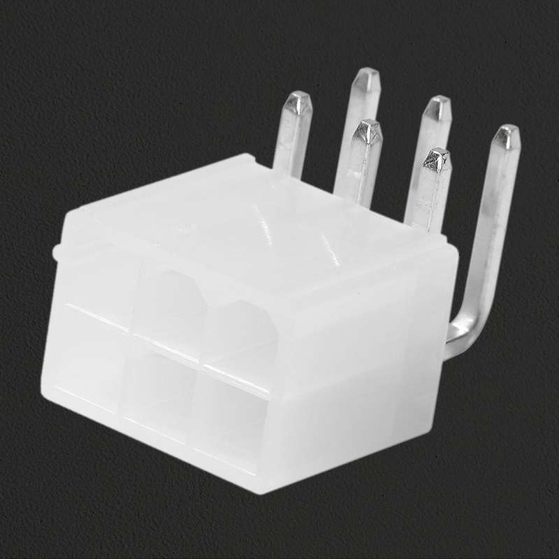 150pcs 4.2mm 6pin Female Socket Curved Needle 2x3p Elbow Connector