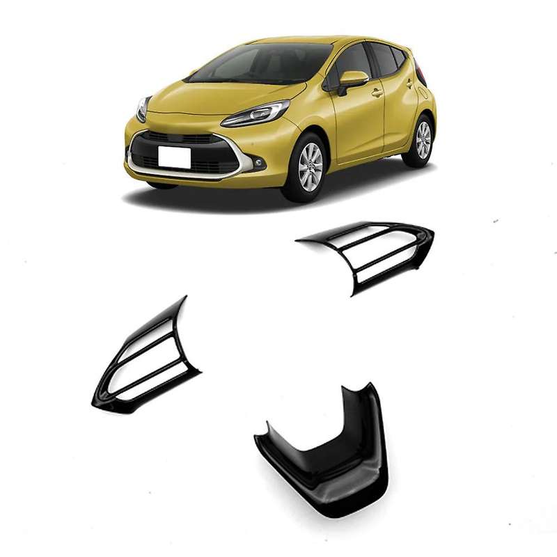 For Toyota Aqua/prius C 2020 2021 Abs Glossy Black Car Interior