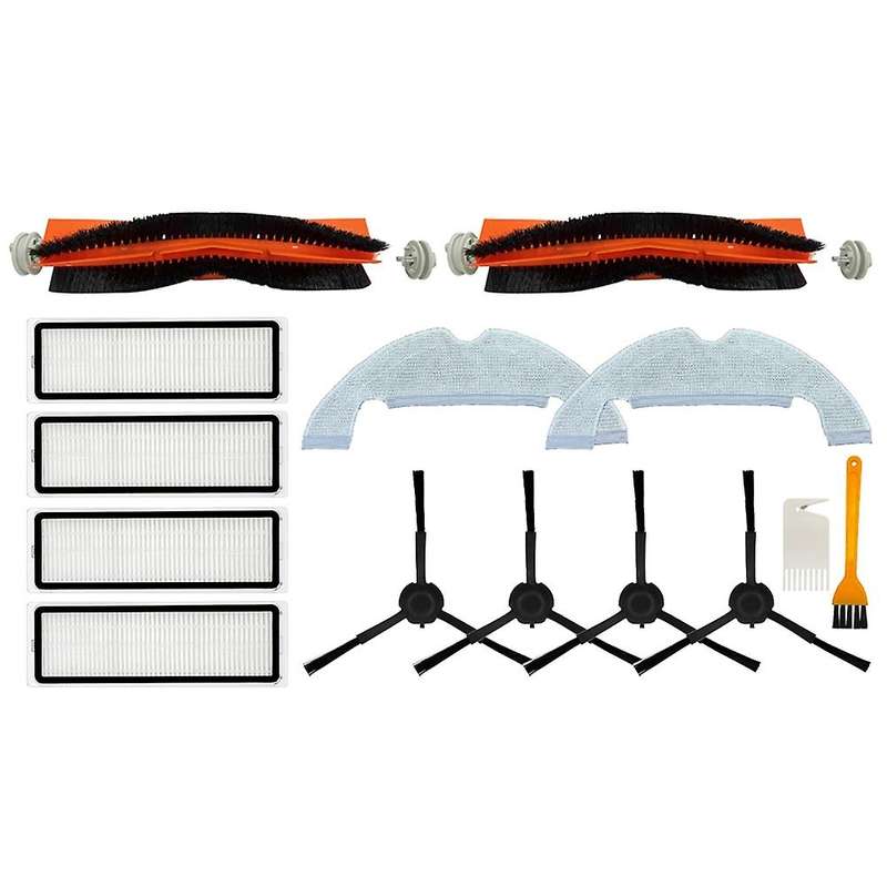 Main Brush Hepa Filter Side Brush for Dreame Bot Z10 Pro L10 Plus