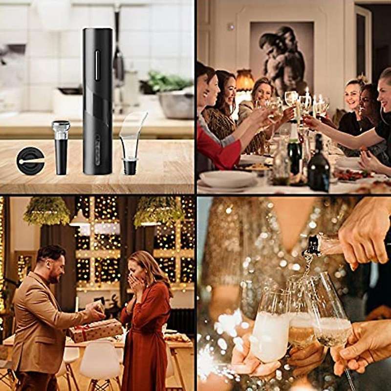 Electric Corkscrew Opener Wine Pump Stoppers for Parties Dating