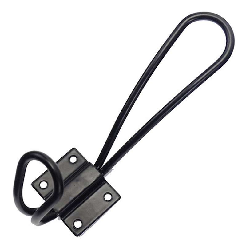 10 Pieces Of Country Entrance Hook Wall Hanging Black with 40 Screws