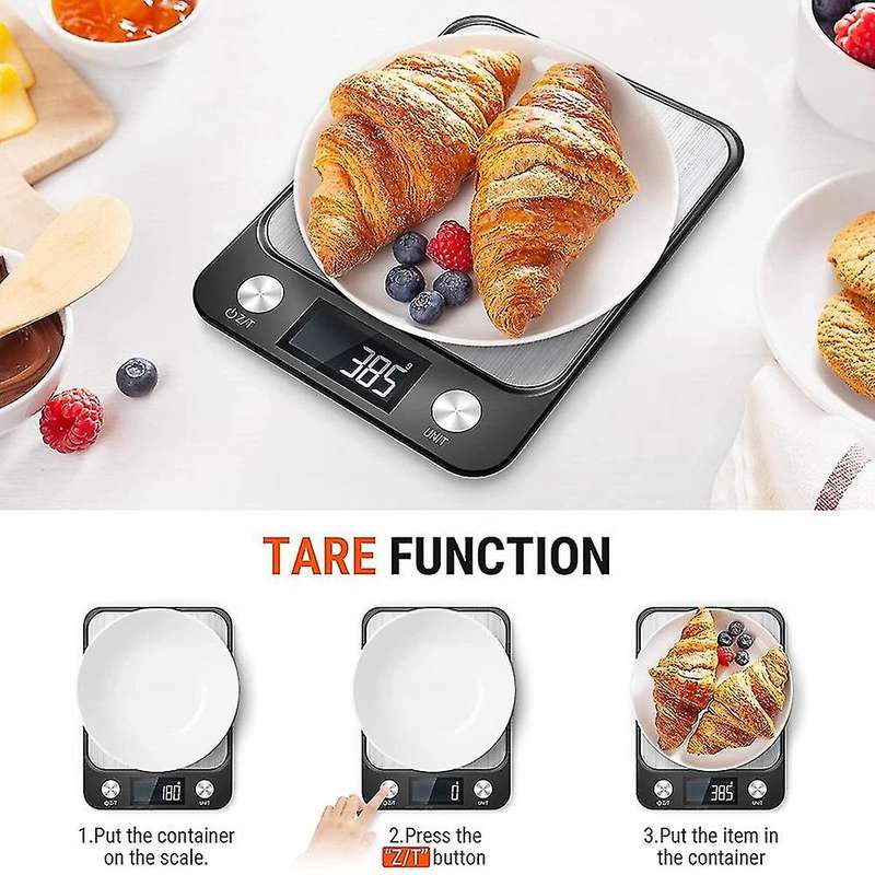 Food Scale Weighing Grams and Ounces, with Lcd Display 5 Kg/1g