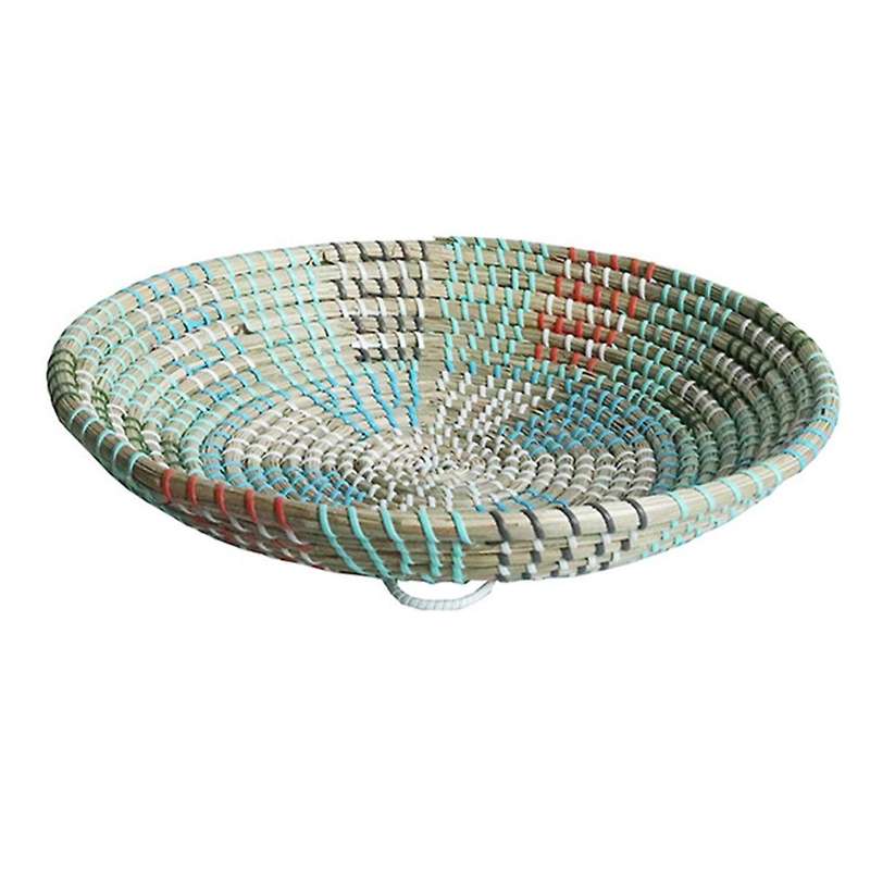 Woven Wall Basket Decor Boho Seagrass for Home Kitchen Living Room D