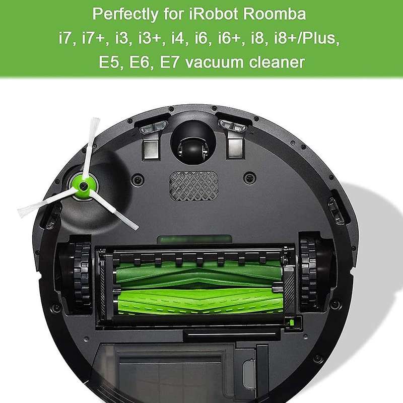 Replacement Rubber Brushes Side Brushes Filters for Irobot Roomba