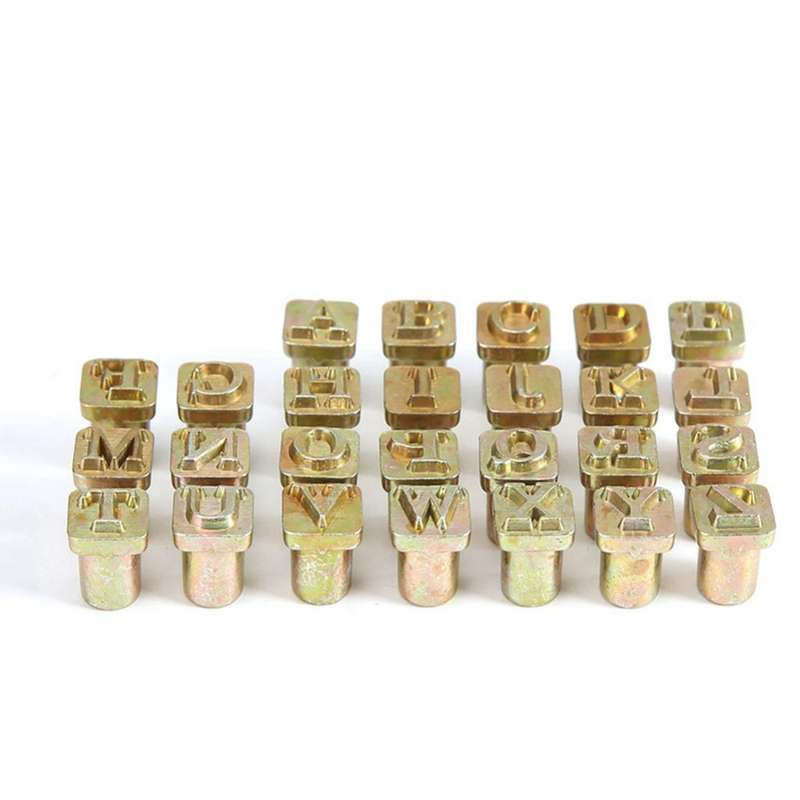 26pcs Steel Alphabet Stamps Punch Set 26 English Letters Metal