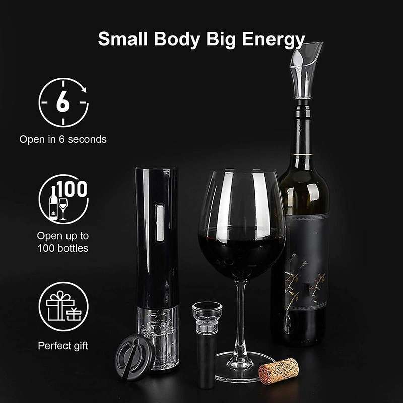 Electric Wine Opener Set Automatic Wine Bottle Opener Led Light