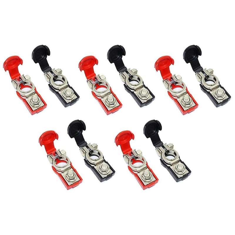 5 Pair Universal Negative Positive Auto Battery Cable Terminal