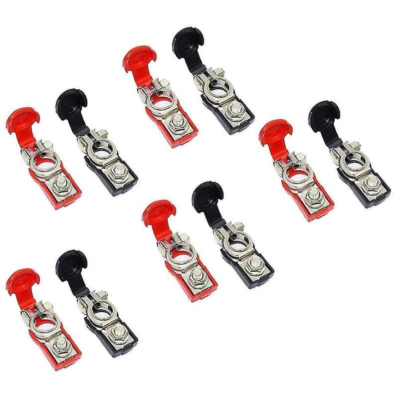 5 Pair Universal Negative Positive Auto Battery Cable Terminal